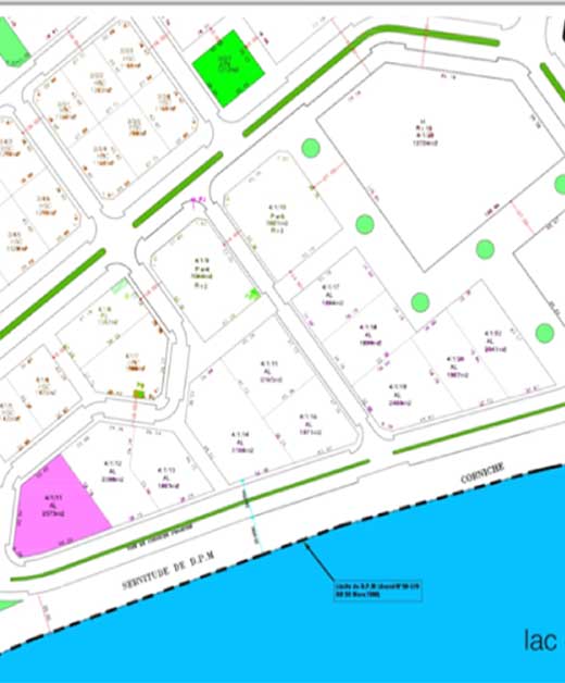 Terrain Habitat Semi-Collectif (HSC) Cité des Pins Lac II Zone VI_Lot 4.1.4