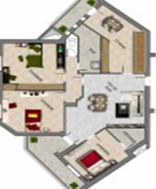 Plan Appartement Prestige 55