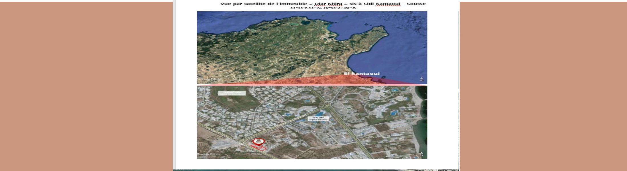 L’Immeuble « Diar Khira » AO01/2025