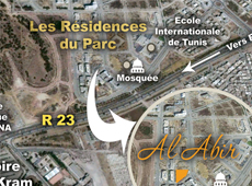 Plan de situation de la résidence AL ABIR